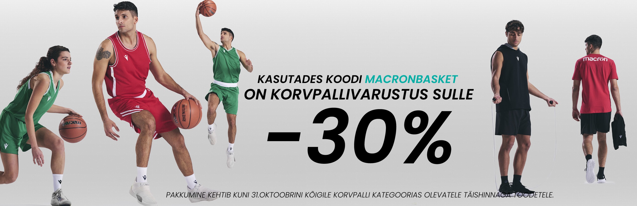 Macron HERO bänner korvpall soodustus 30%